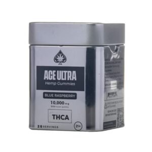 Blue Raspberry Ace Ultra THCA Gummies